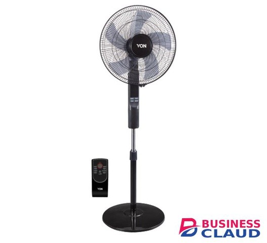 Von VSNJ6622K 16 Inches Floor Remote Standing Fan