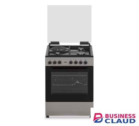 Von VAC6SV31UY 3 Gas 1 Electric Cooker