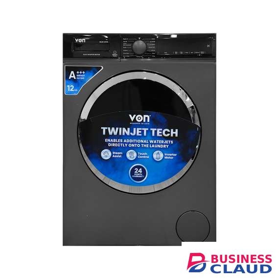 Von VALW-12FVK 12KG Front Load Washing Machine