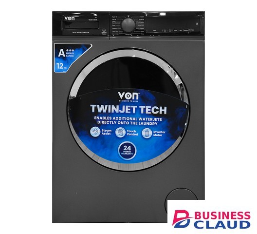 Von VALW-12FVK 12KG Front Load Washing Machine