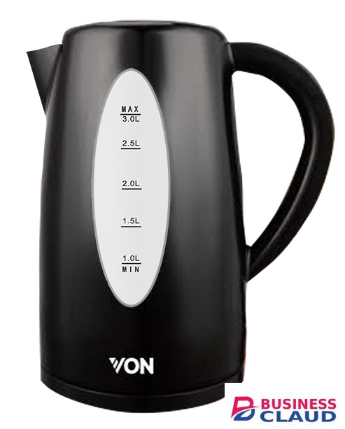 Von Hotpoint VSKL03BNK 3L Cordless Kettle