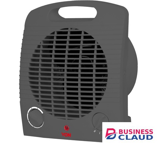 Von Hotpoint VSHJ20FY 2000W Grey Fan Heater