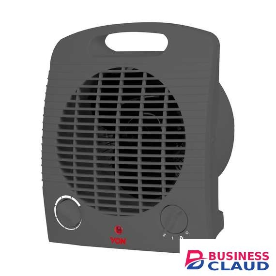 Von Hotpoint VSHJ20FY 2000W Grey Fan Heater