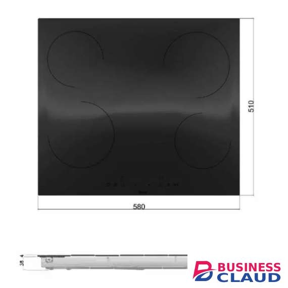 Mika MVCH641TC 60cm Glass Vitro Ceramic Hobs