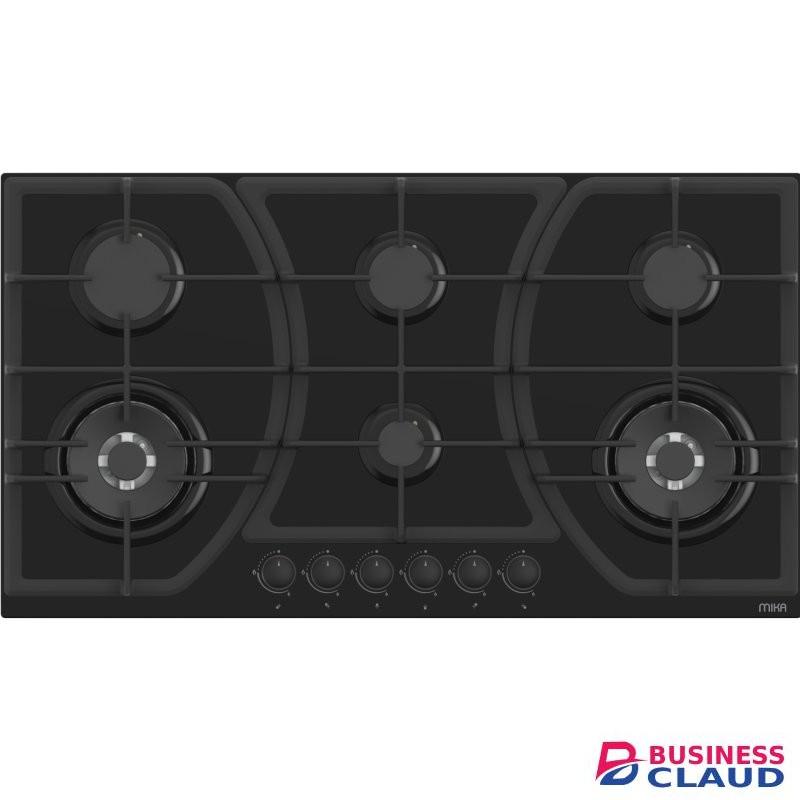 Mika MGH92602FBGW2 90cm Glass Built In Gas Hob