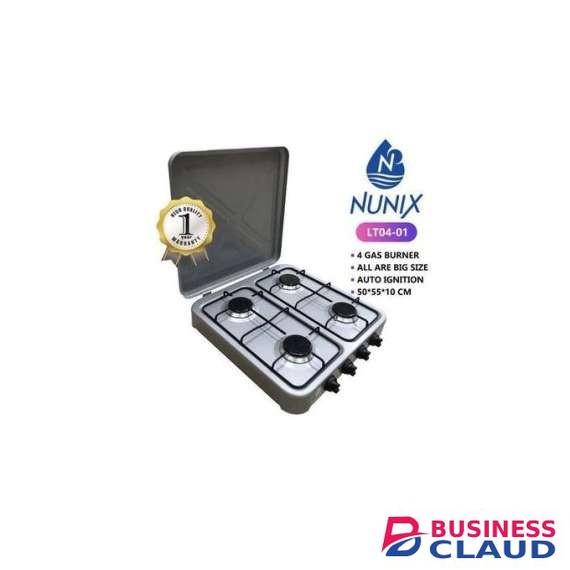 Nunix LT04-01 4 Gas Burner Table Top Cooker