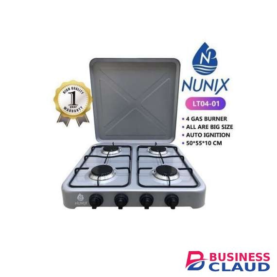 Nunix LT04-01 4 Gas Burner Table Top Cooker