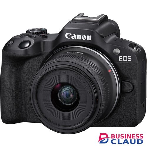 Canon EOS R50 Mirrorless Camera with 18-45mm(Black) Lens