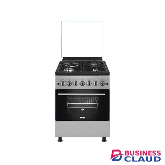 Von VCF553141NFS 3 Gas 1 Electric Cooker