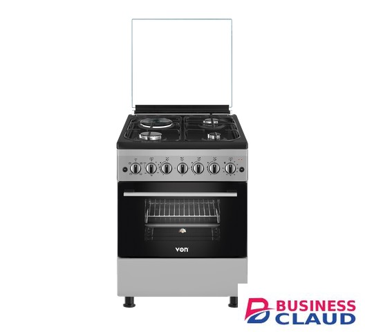 Von VCF553141NFS 3 Gas 1 Electric Cooker
