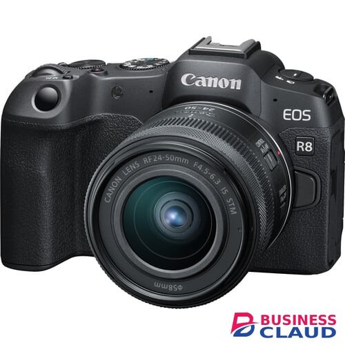 Canon EOS R8 Mirrorless Camera with RF 24-50mm f/4.5-6.3 IS STM Lens