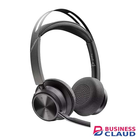 Plantronics Voyager Focus 2 with USB A Headset with charging stand