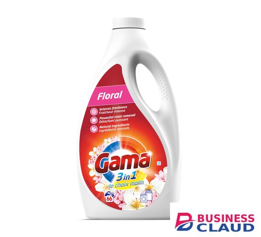 Gama Liquid Flora 3L 66 Washes Laundry