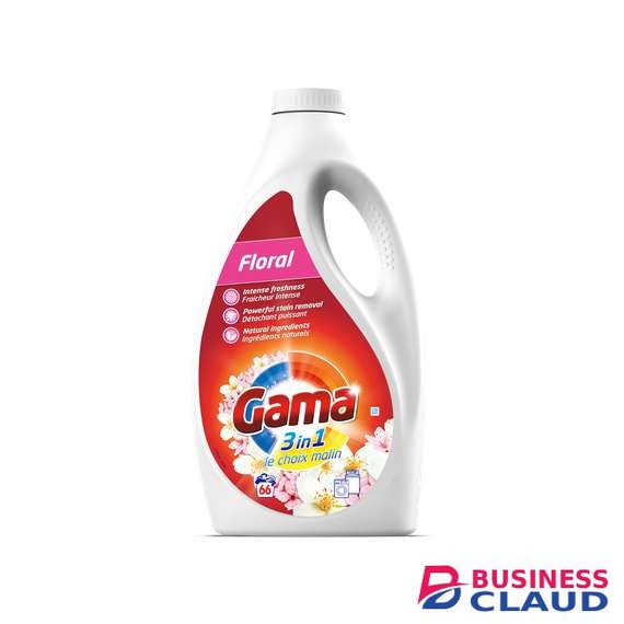 Gama Liquid Flora 3L 66 Washes Laundry