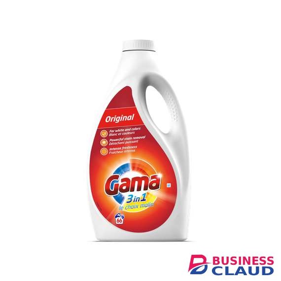 Gama Liquid Regular 3L 66 Washes Laundry