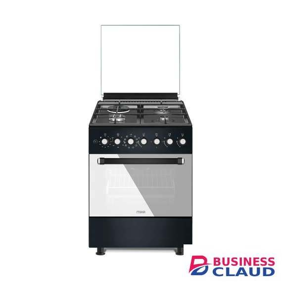 Mika MST6131WE10PB 3 Gas Pool Jet Burners 1 Wok 1 RAPID Hot Plate Standing Cooker