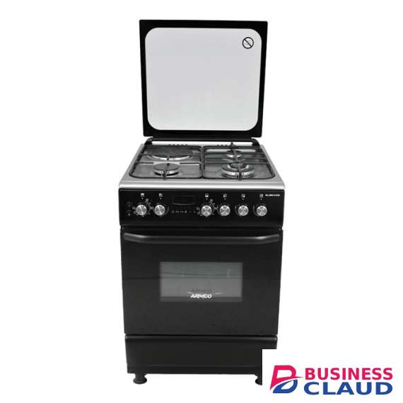 Armco GC-F6631LX3 BK 3 Gas 1 Electric Cooker