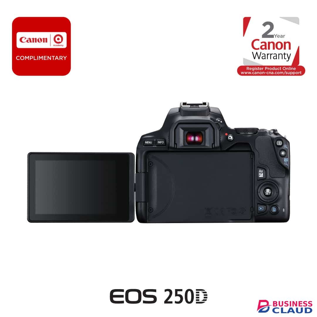 Canon EOS 250D DSLR Camera with EF-S 18-55mm f 3.5-5.6 III Lens