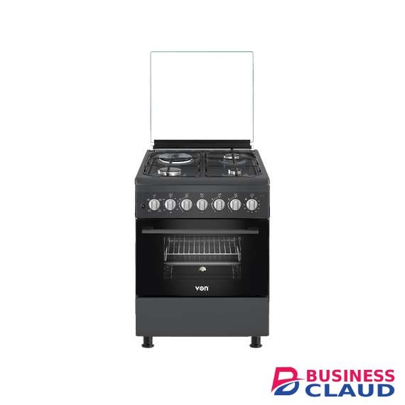Von VCF553141FFG 3 Gas 1 Electric Cooker
