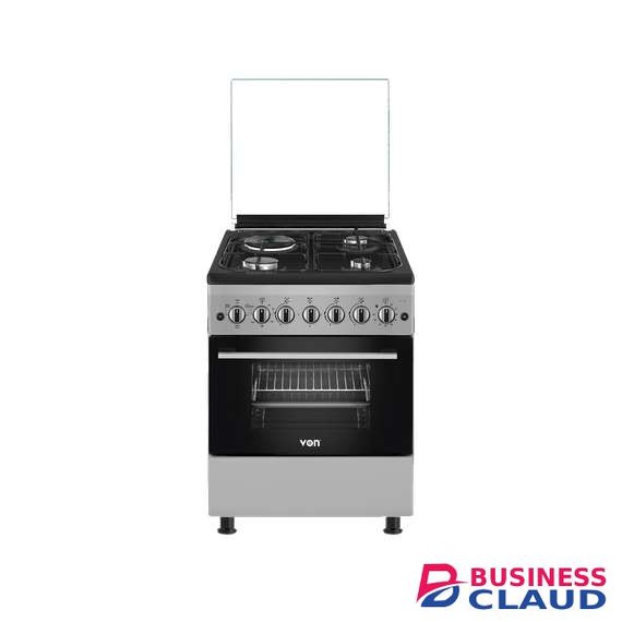 Von VCF553131NFS 3 Gas 1 Electric Cooker