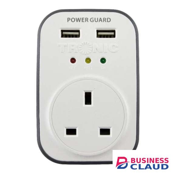 Tronic HG13-UB With 2 USB Ports 13Amps Power Guard