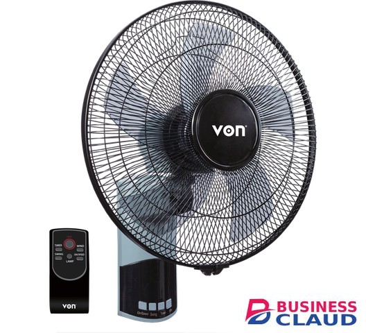 Von VFW-6605-DJK 16 Inches 60W Wall Fan