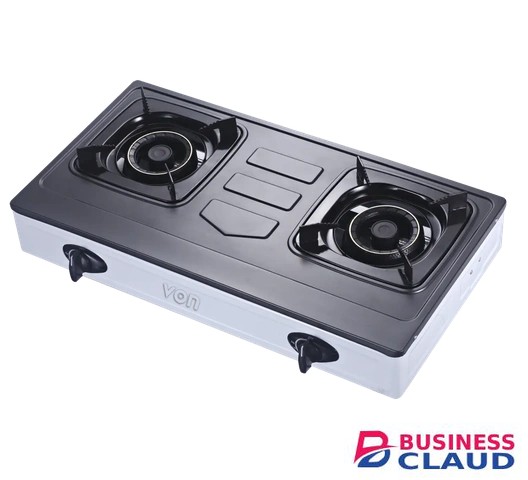 Von VCT2TRGY Table Top Dual Burner