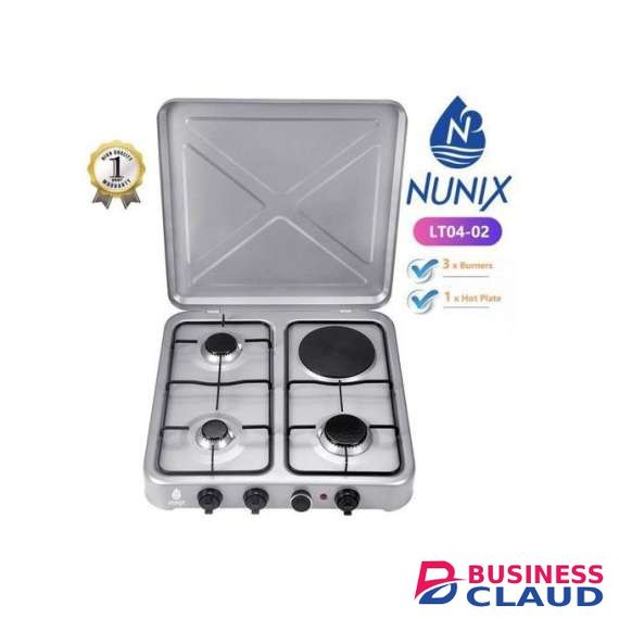 Nunix LT04-2 3 Gas 1 Electric Table Top cooker