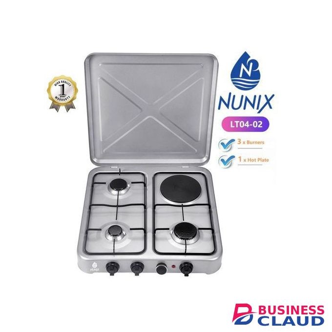 Nunix LT04-2 3 Gas 1 Electric Table Top cooker