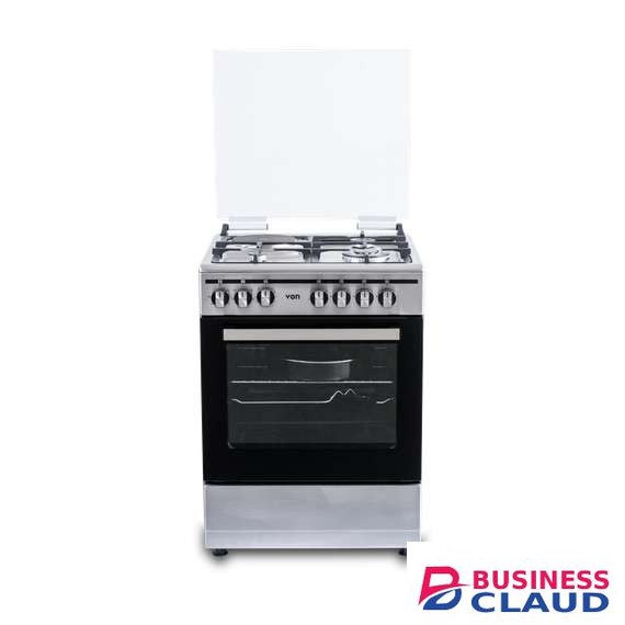 Von VCF663161FSX 3 Gas 1 Electric Cooker