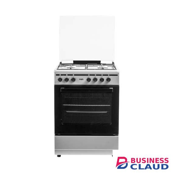 Von VCF664061FSX 4 Gas Electric oven Cast Iron Semi Inox