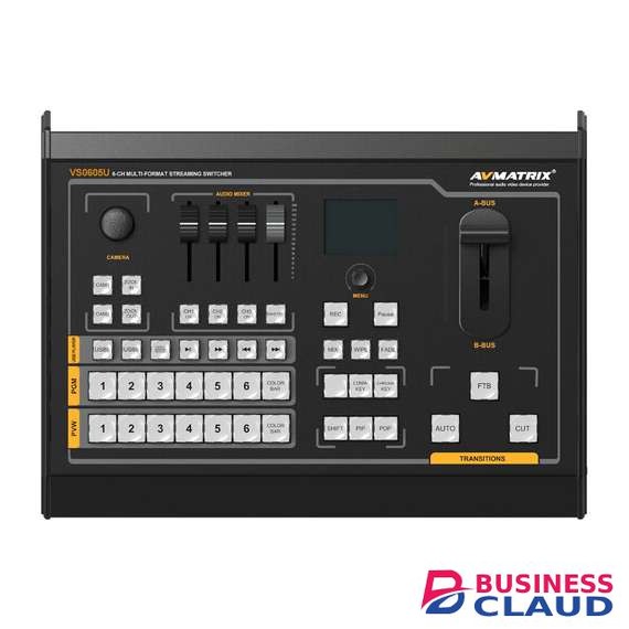 Avmatrix VS0605U 6-Channel SDI/HDMI Multi-Format Streaming Switcher
