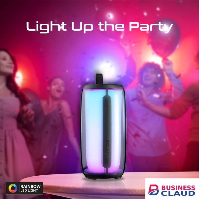 Promate LumiTower Wireless Bluetooth v5.3 HD Speaker