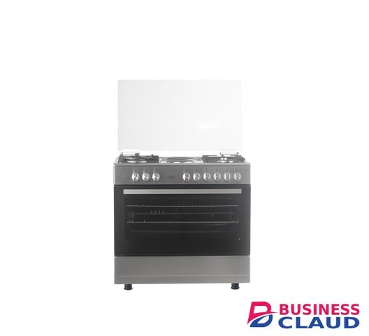 Von VCF964271FSX 4 Gas 2 Electric Cooker