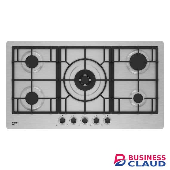 Beko HIMW 95225 90CM SXEL 5 Gas Built In Hob