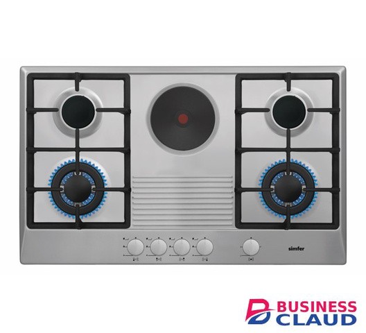 Simfer H9415WEWIM 90CM 2 Gas Hob 2 Wok 1 Hotplate
