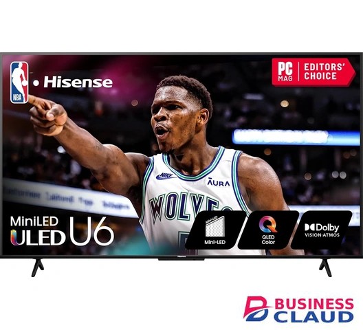 Hisense 75 Inch 75U6N PRO MINILED ULED 4K SMART TV
