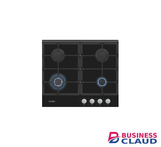 Simfer H6403HGSSP Wok 60CM 4 Gas Hob