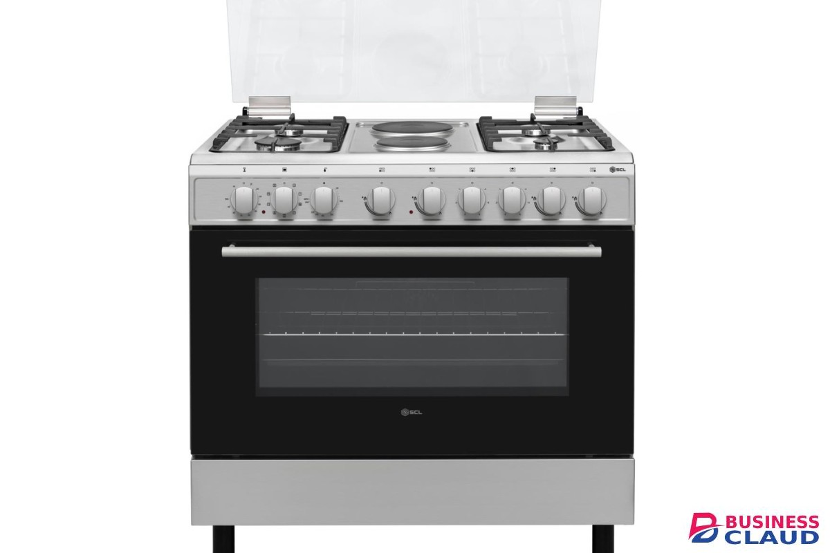 SCL SCL-FC9642WSI 4 Gas 2 Electric Cooker