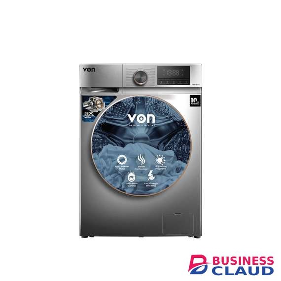 Von VWM-12FVTS 12KG Front Load Inverter Washing Machine