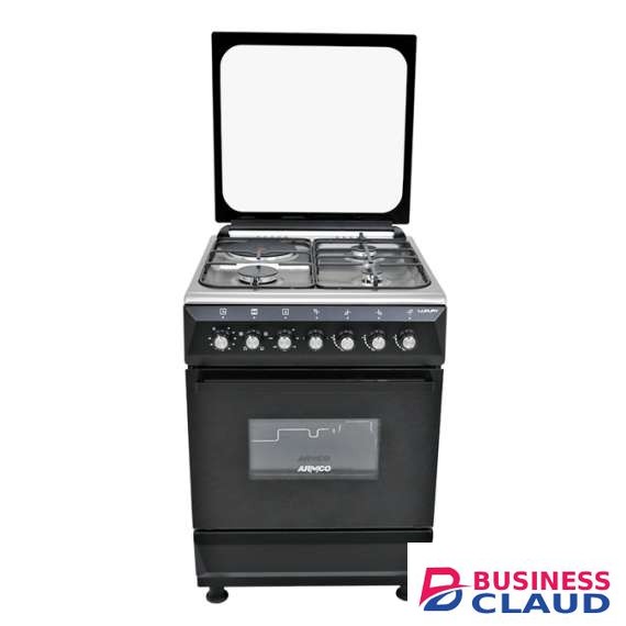 Armco GC-F6631JX BK 3 Multi-gas Burners 1 Electric Cooker