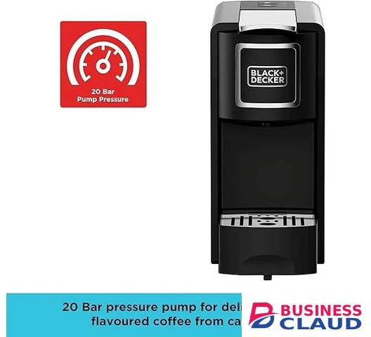 BLACK DECKER CCM100-B5 Capsule Coffee Machine