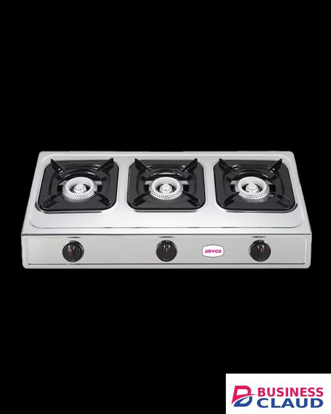 Armco GC-8310P3 3 Burner 1 WOK Tabletop Gas Cooker