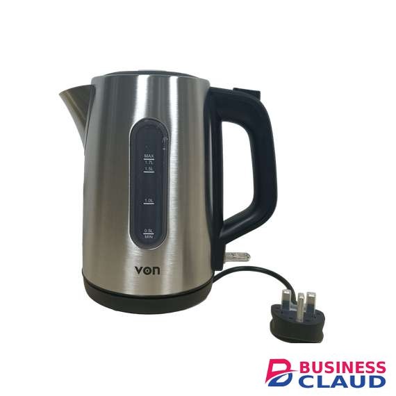 Von VKCL17SDX 1.7L Stainless Steel Cordless Kettle