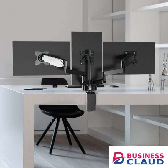 Onkron Triple Monitor 13”-32" Desk Mount