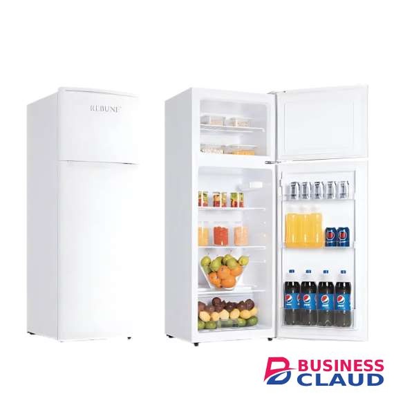 Rebune RE-BCD-118W 118L Double Door Refrigerator