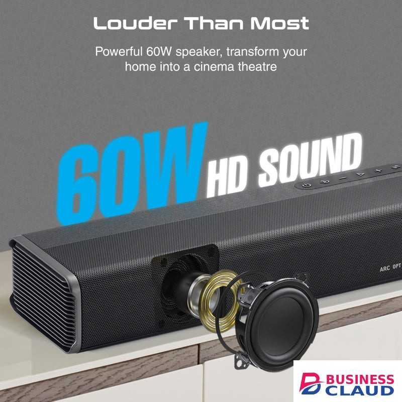 Promate 60W Ultra-Slim SoundBar