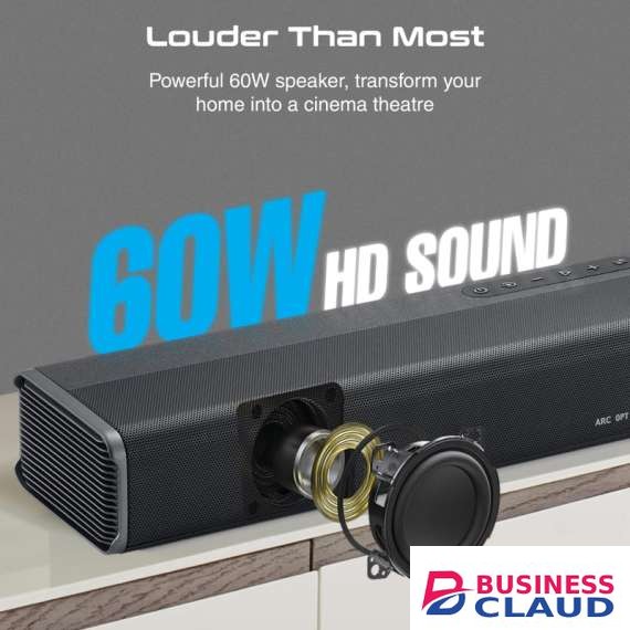 Promate 60W Ultra-Slim SoundBar