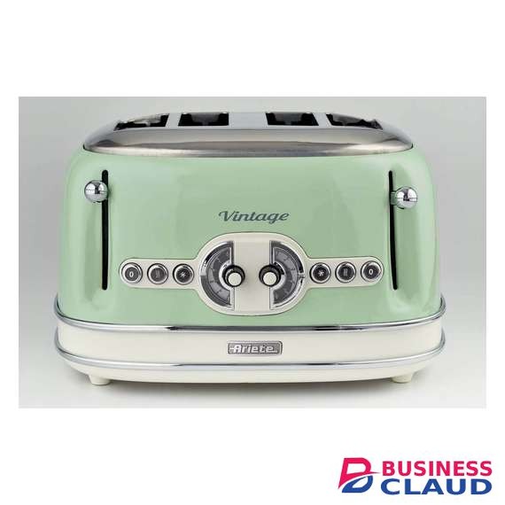 Ariete Vintage 4 Slice 1600W Green Toaster