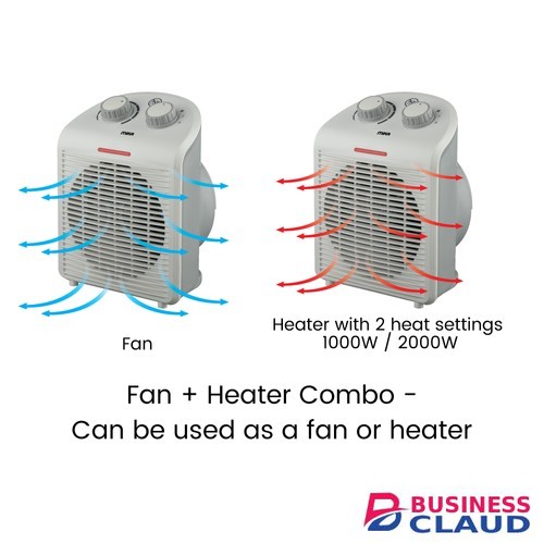 MIKA 1000W-2000W Fan Heater